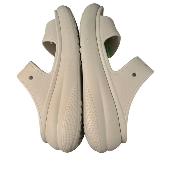 Crocs Classic Crush Sandal In Bone, Size 10/M 12/W NWOB - Picture 6 of 9